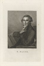 Portrait of Thomas Paine (1737-1809) , 1792.