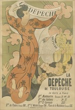 Poster for the newspaper La Dépêche de Toulouse , 1892.