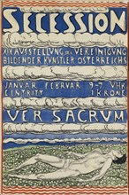 Poster for the Vienna Secession Exhibition, 1904.