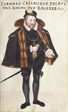 Prince John Casimir of the Palatinate-Simmern (1543-1592) From Thesaurus picturarum, 1564-1606 .