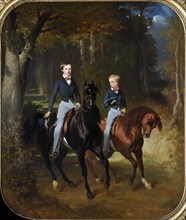 Prince Philippe of Orléans (1838-1894), Comte de Paris and his Brother, Robert d'Orleans (1840-1910)