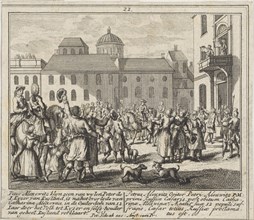 Proclamation of Peter II Alexeyevich as tsar of Russia, 1727.