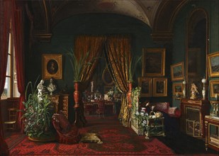 Salon of the Empress Eugénie at the Tuileries Palace, 1868.