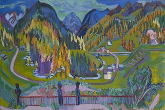 Sertig Valley in Autumn, 1925-1926.