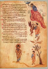 The Chludov Psalter. Psalm 108, ca 850.
