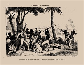 The Haitian Revolution. Slave rebellion on the night of 21 August 1791, 1833.