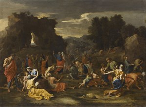 The Israelites gathering Manna, 1638.
