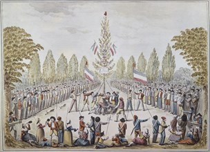 The Planting of a Liberty pole, 1792.