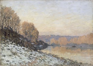 The Seine in Bougival in Winter, 1872.