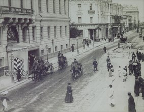 Tverskaya Street in Moscow, 1880s.