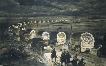 Voie Sacrée (Sacred Way), Verdun, 1916.