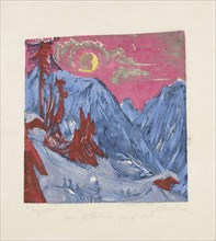 Winter Night with Moon, 1919.
