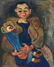 Woman with the doll, 1923-1924.