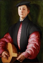 Portrait of a Luteplayer, ca 1528-1529.
