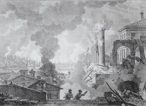 Fire of Moscow on September 1812 (The French in Moscow), 1824.