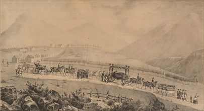 Napoleon's Funeral procession. Saint Helena, 9th May 1821, 1839.