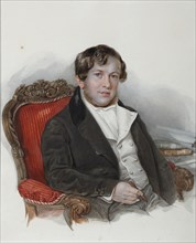 Portrait of Pavel Voinovich Nashchokin (1801-1854) , 1840s.