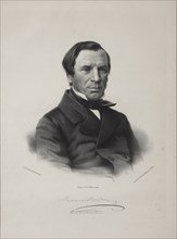 Portrait of the historian and journalist Michail Petrovich Pogodin (1800-1875), 1860s.