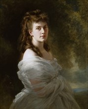 Portrait of Countess Sascha (Alexandrine) von Metzler (1852-1938), 1872.