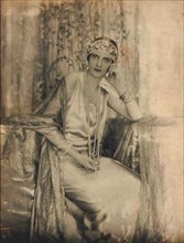 Portrait of Princess Irina Alexandrovna of Russia (1895-1970), wearing one of the Maison Irfé creati
