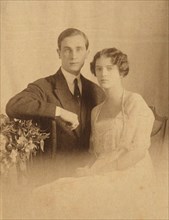 Prince Felix Yusupov, Count Sumarokov-Elston and his wife, Princess Irina Alexandrovna of Russia, 19