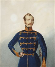 Portrait of the Crown prince Alexander Nikolayevich (1818-1881), 1850.