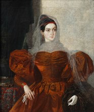 Portrait of Vera Alexandrovna Nashchokina (1811-1900), End 1830s.