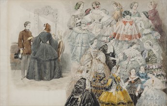 Ladies Fashion, End 1840s.