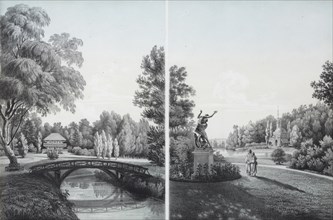 View of the Shablykino Estate, 1856.