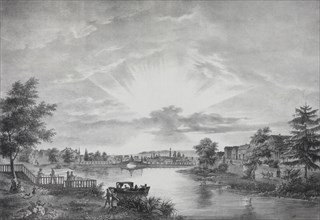Presnensky Ponds in Moscow, 1825.