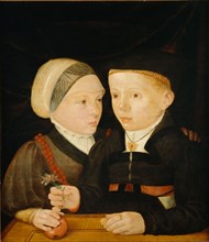 Portrait of a brother and a sister, also known as Fugger children, c.1540.