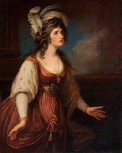 Portrait of Sarah Siddons (1755-1831) als Zara, ca 1784.