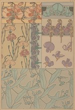 Textile design, c. 1900.