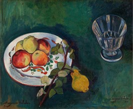 Still Life with Fruit and Glass, 1910.