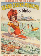 Grand Casino Municipal de St. Malo , 1890s.