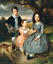 Children group portrait, 1851.