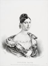 Portrait of the opera singer Giuditta Pasta (1798-1865), née Negri, 1829.
