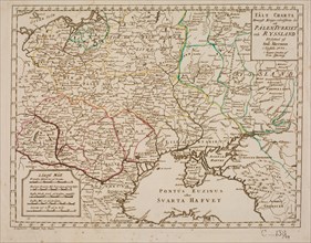 The theater of the Russo-Turkish War. Poland, Turkey and Russia , 1770.