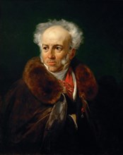 Portrait of the painter Jean-Baptiste Isabey (1767-1855), 1828.
