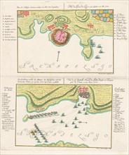 The naval Battle of Chesma. The naval Battle of Lemnos. 1770, 1771.
