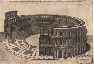 The Amphitheatre in Verona (series Speculum Magnificentiae Romanae) , 1560.