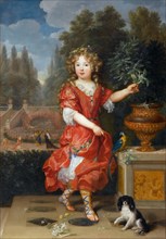 Portrait of Mademoiselle de Blois, Marie-Anne de Bourbon, daughter of Louis XIV, Second Half of the