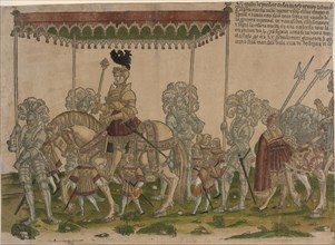 Ceremonial Procession in Bologna on 5 November 1529, on the Occasion of Charles V's Coronation by Po