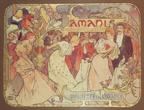 ''Amants'' a comedy at the Theatre de la Renaissance, 1895.