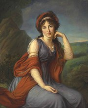 Portrait of Countess Maria Grigoryevna Razumovskaya (1772-1865), née Vyazemskaya, 1798.