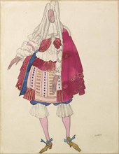 Costume design for the ballet Sleeping Beauty by P. Tchaikovsky, 1921.