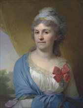 Portrait of Daria Alexandrovna Valueva, née Kosheleva (1757-1836), 1798.