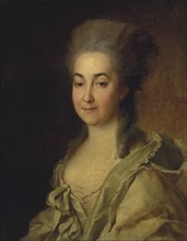 Portrait of Agafokleya Alexandrovna Poltoratskaya, née Shishkova (1737-1822) , c. 1780.