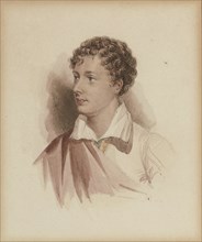 Portrait of George Gordon Byron, 6th Baron Byron (1788-1824) After a portrait of 1808 , 1831.