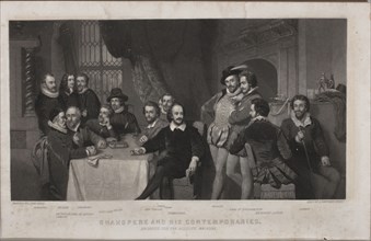 Shakespeare and His Contemporaries (after John Faed), 1860.